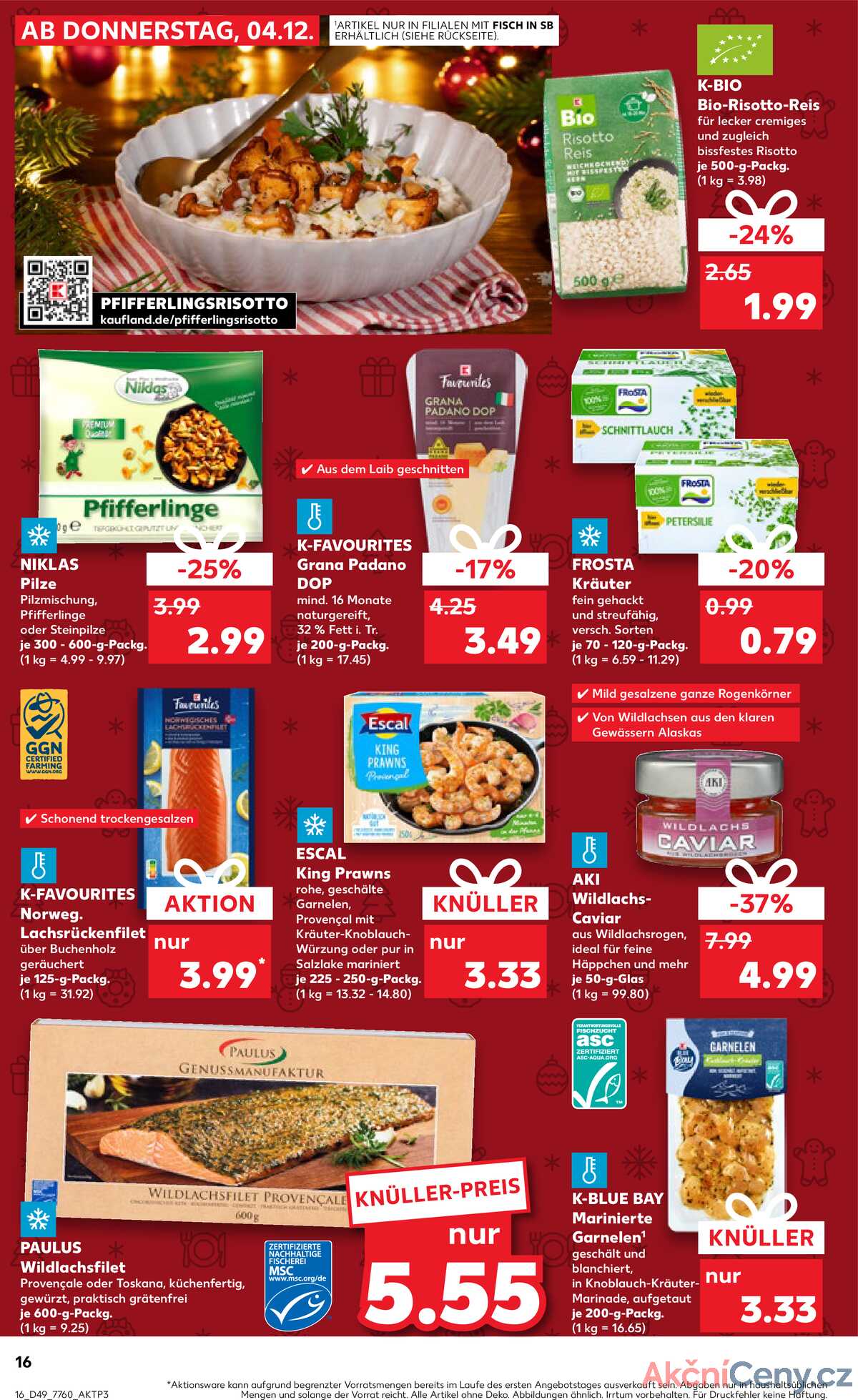 Leták Kaufland Německo 4.12.-10.12.2025 strana 16