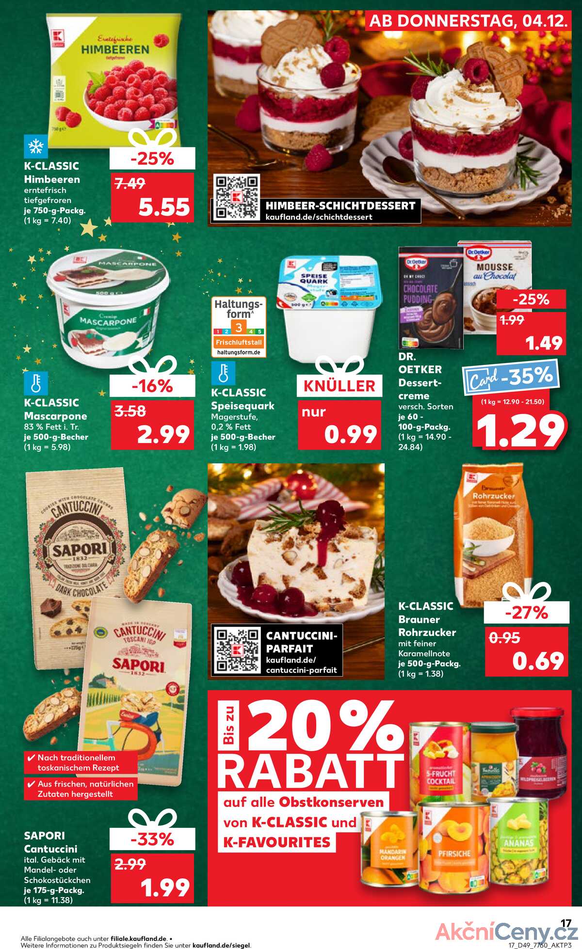 Leták Kaufland Německo 4.12.-10.12.2025 strana 17