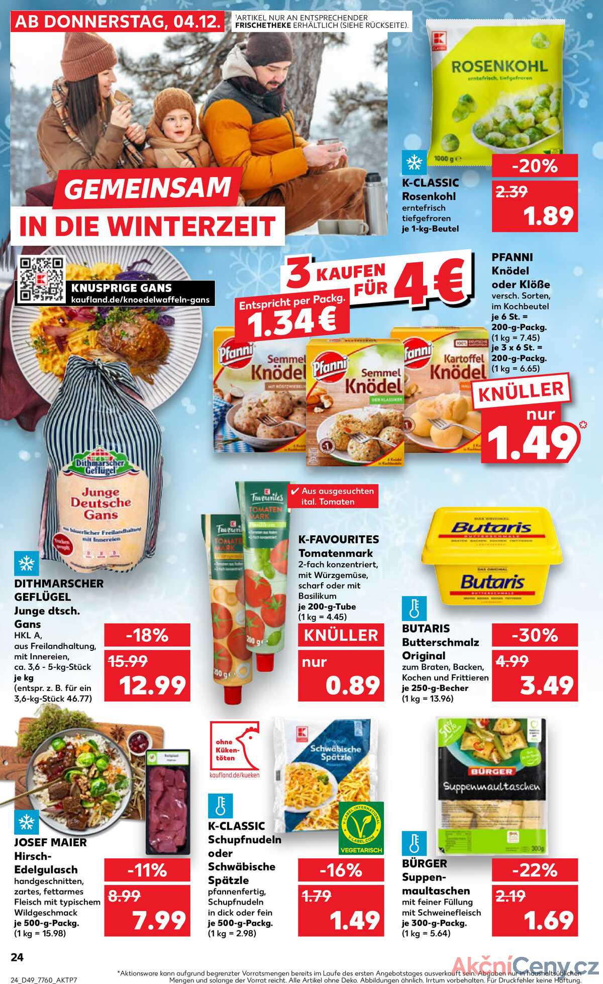 Leták Kaufland Německo 4.12.-10.12.2025 strana 24