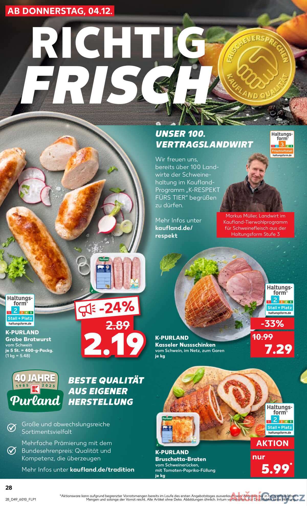 Leták Kaufland Německo 4.12.-10.12.2025 strana 28