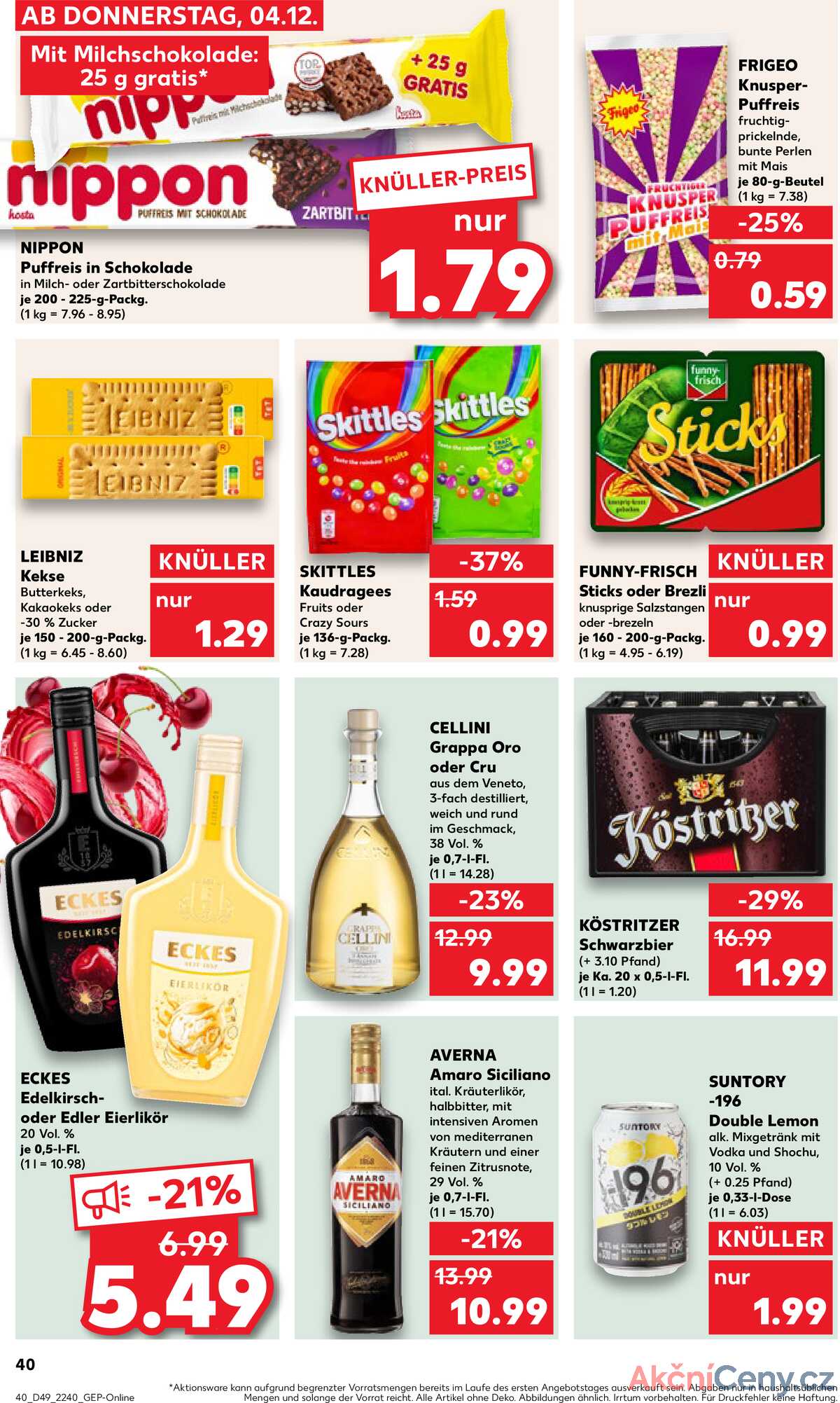 Leták Kaufland Německo 4.12.-10.12.2025 strana 40