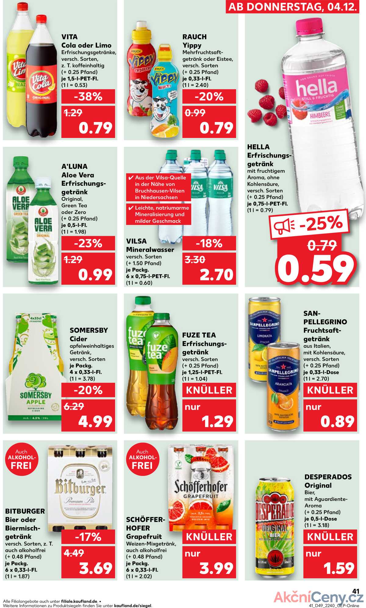 Leták Kaufland Německo 4.12.-10.12.2025 strana 41