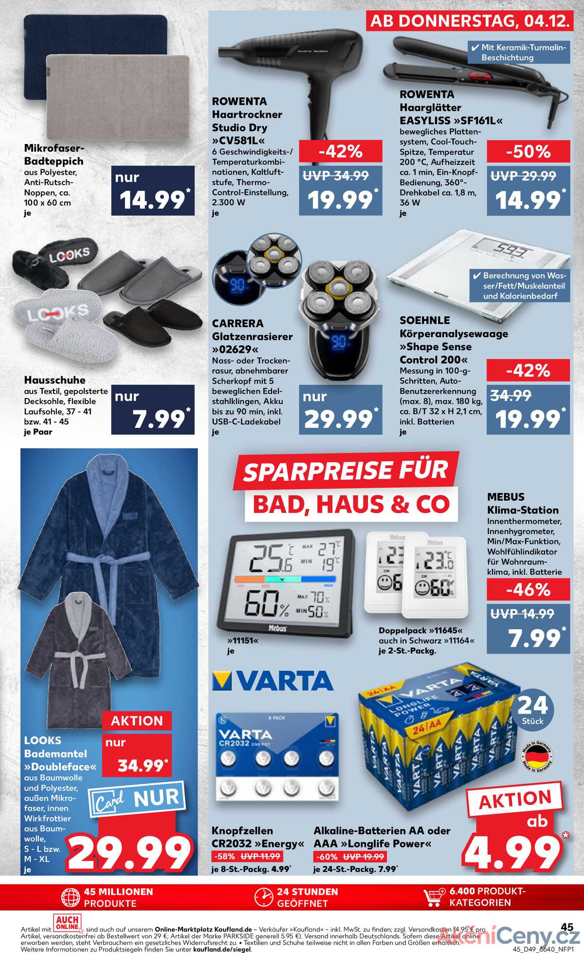 Leták Kaufland Německo 4.12.-10.12.2025 strana 45