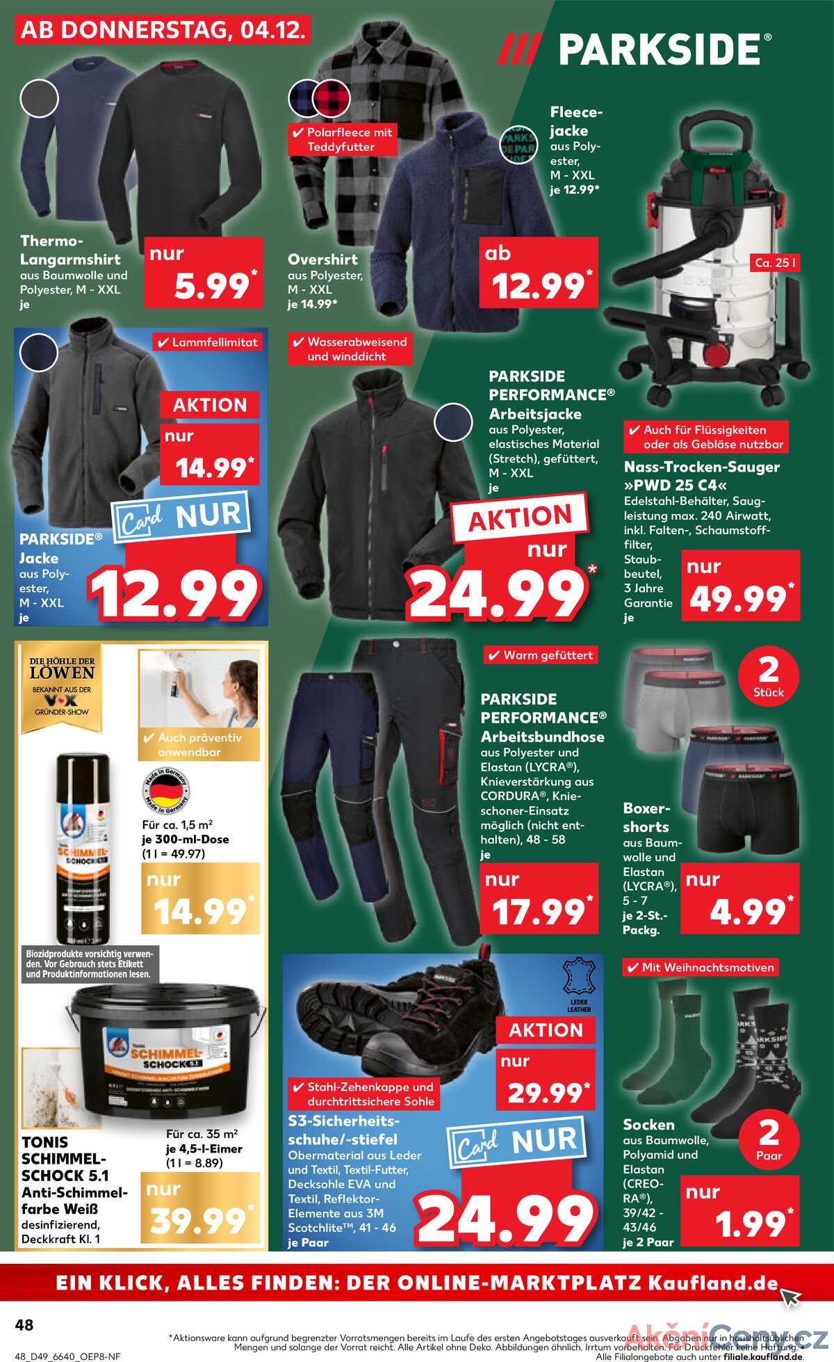 Leták Kaufland Německo 4.12.-10.12.2025 strana 48