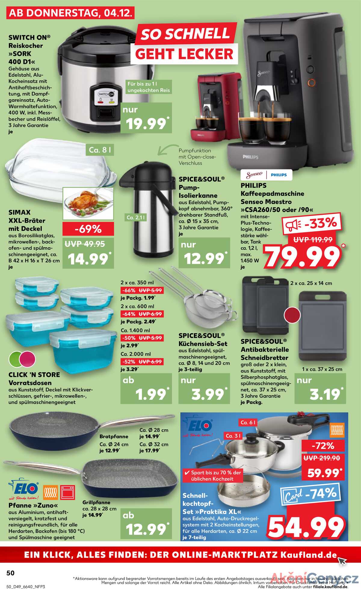 Leták Kaufland Německo 4.12.-10.12.2025 strana 50