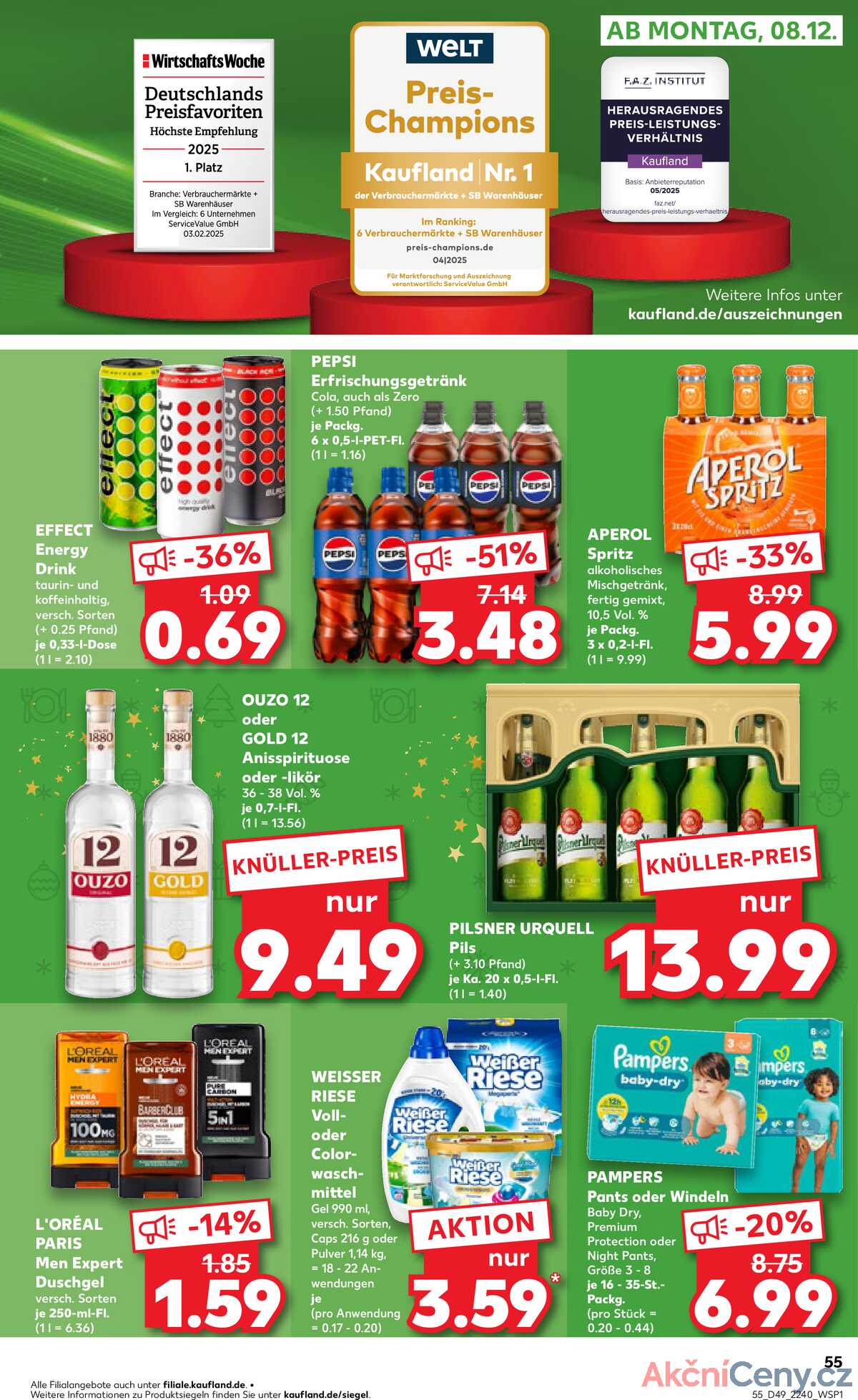 Leták Kaufland Německo 4.12.-10.12.2025 strana 55