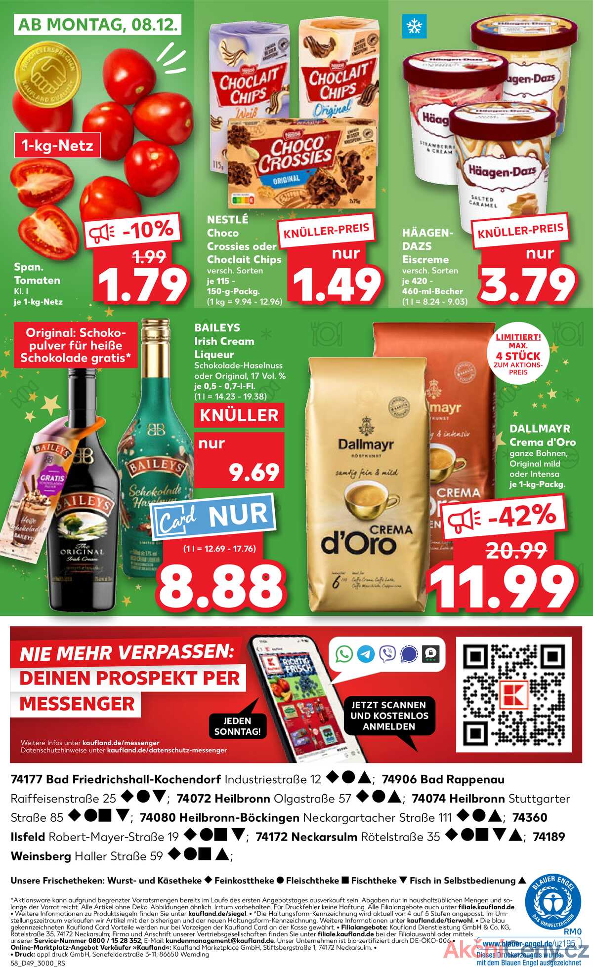 Leták Kaufland Německo 4.12.-10.12.2025 strana 58