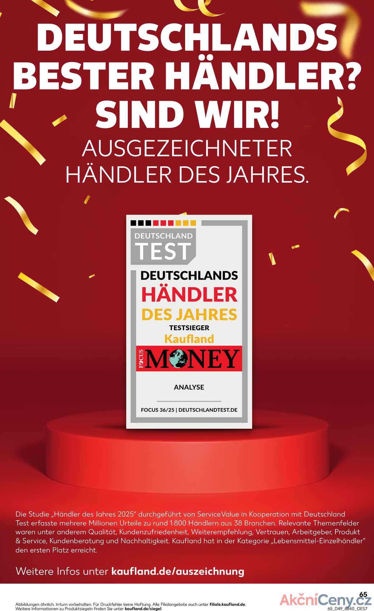 Leták Kaufland Německo 4.12.-10.12.2025 strana 65