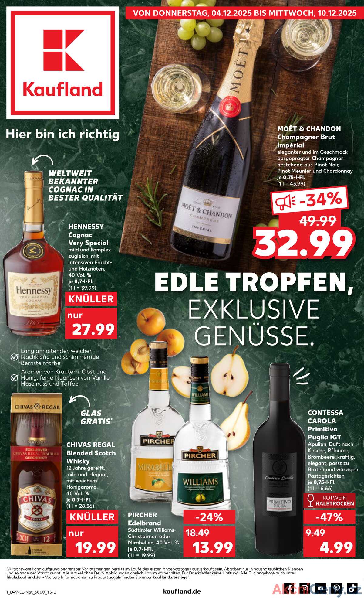 Leták Kaufland Německo 4.12.-10.12.2025 strana 1