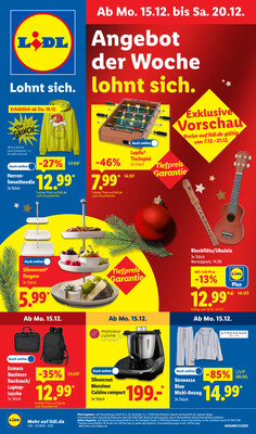 Leták Lidl Německo 15.12.-20.12.2025