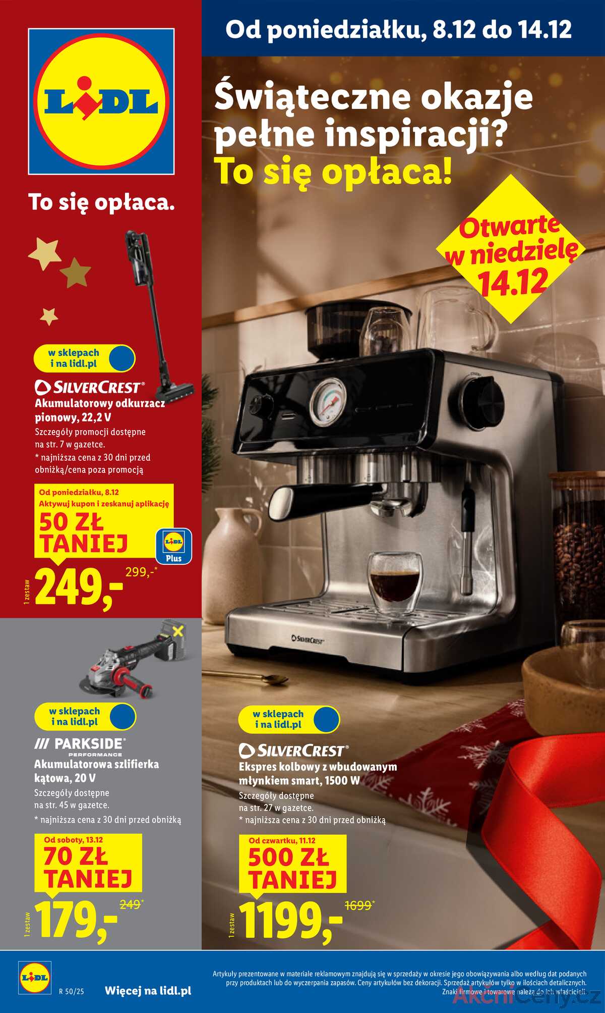 Katalog Lidl Polsko 8.12.-14.12.2025 strana 1