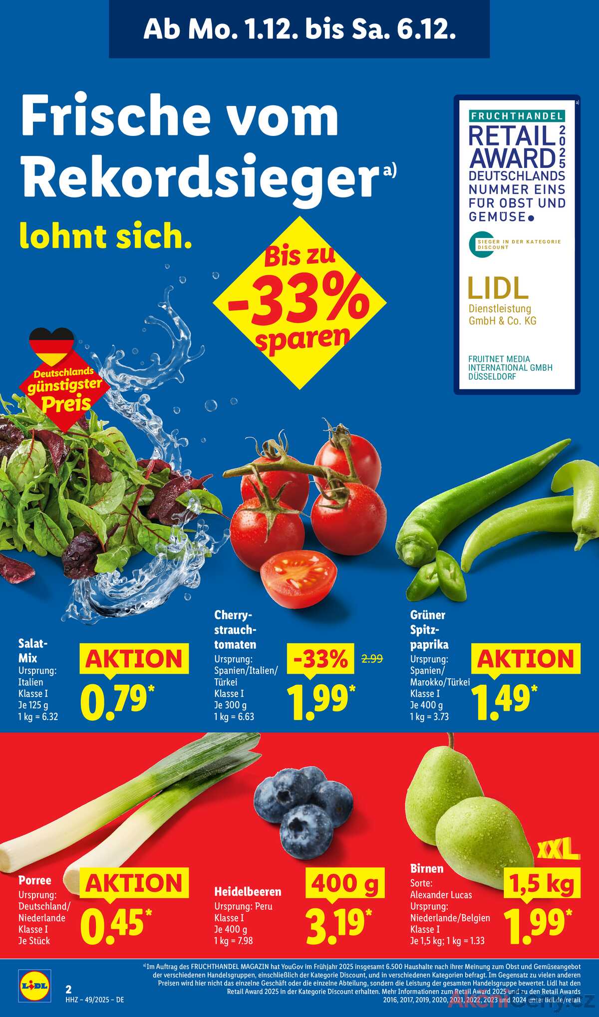 Leták Lidl Německo 1.12.-6.12.2025 strana 4