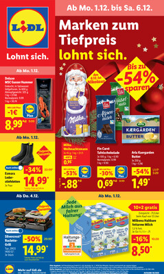Leták Lidl Německo 1.12.-6.12.2025