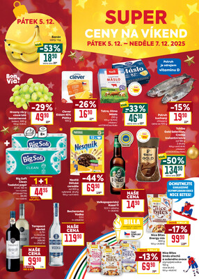 Billa  od 3.12. do 9.12.2025