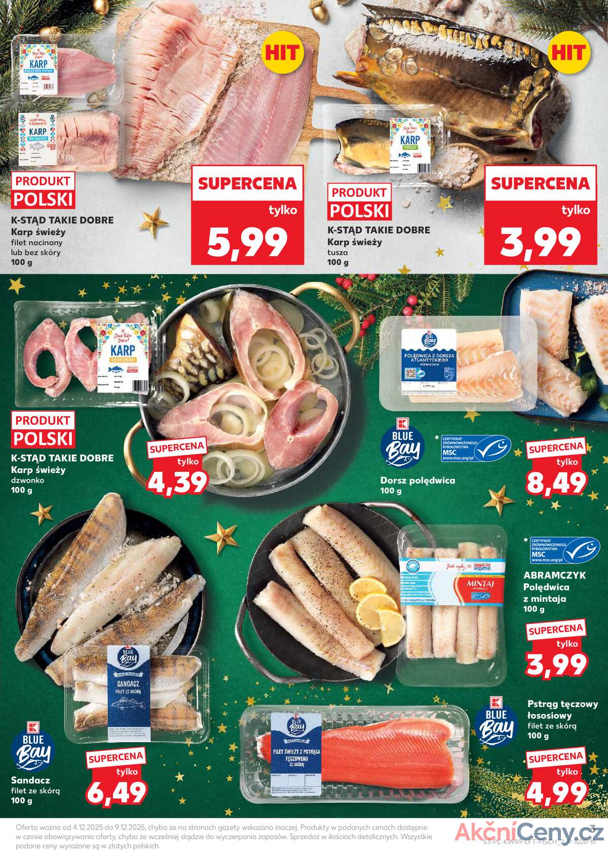 Leták Kaufland Polsko 4.12.-9.12.2025 - Noviny týdne strana 3