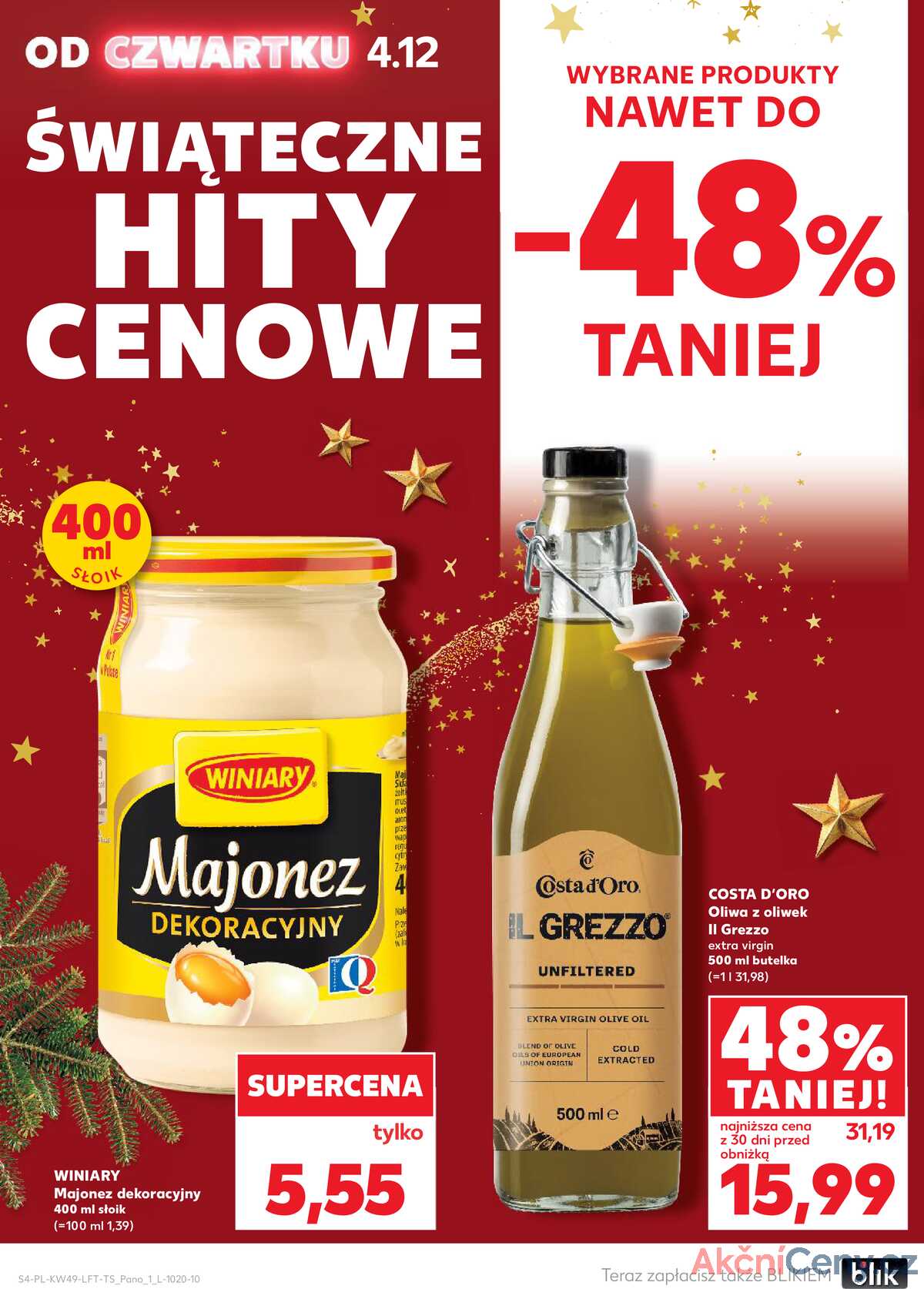 Leták Kaufland Polsko 4.12.-9.12.2025 - Noviny týdne strana 4