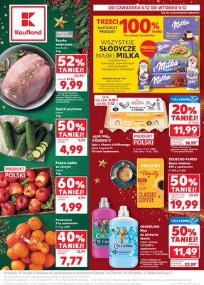 Leták Kaufland Polsko 4.12.-9.12.2025 - Noviny týdne