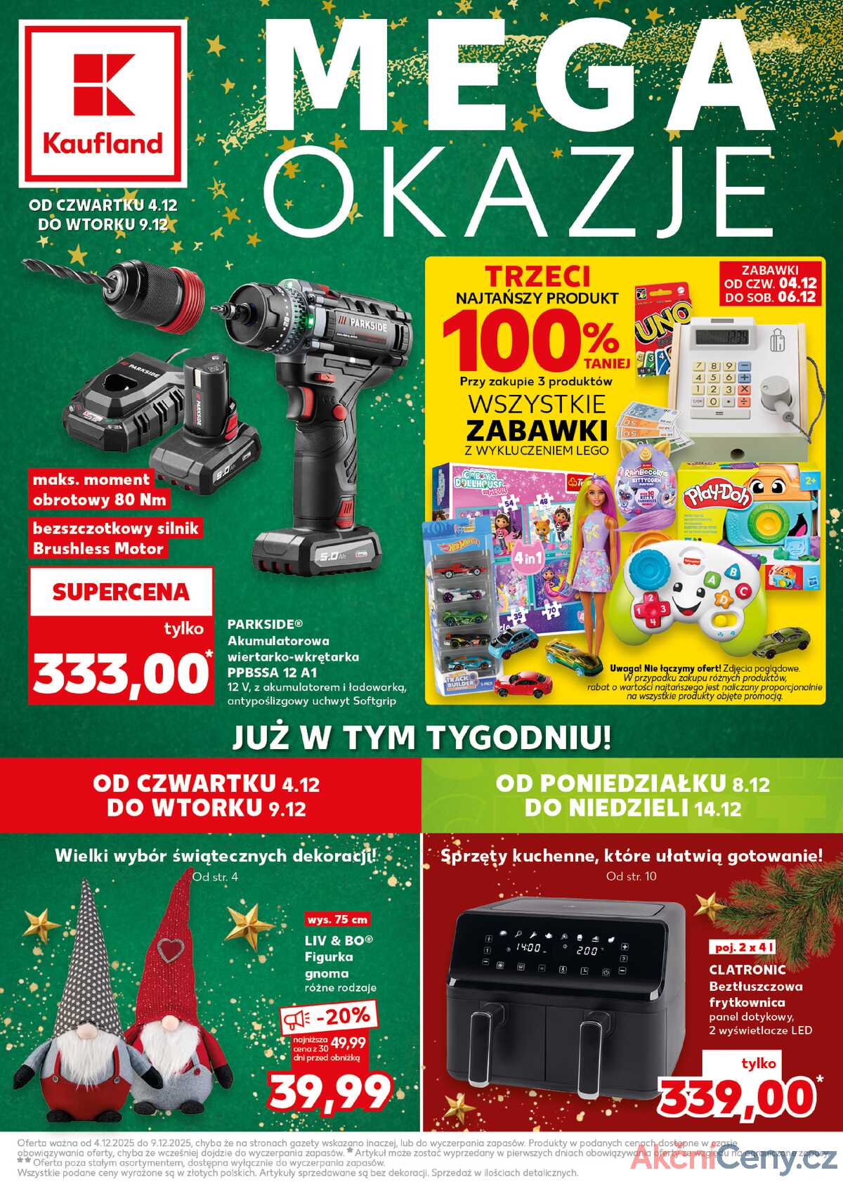 Leták Kaufland Polsko 4.12.-9.12.2025 strana 1