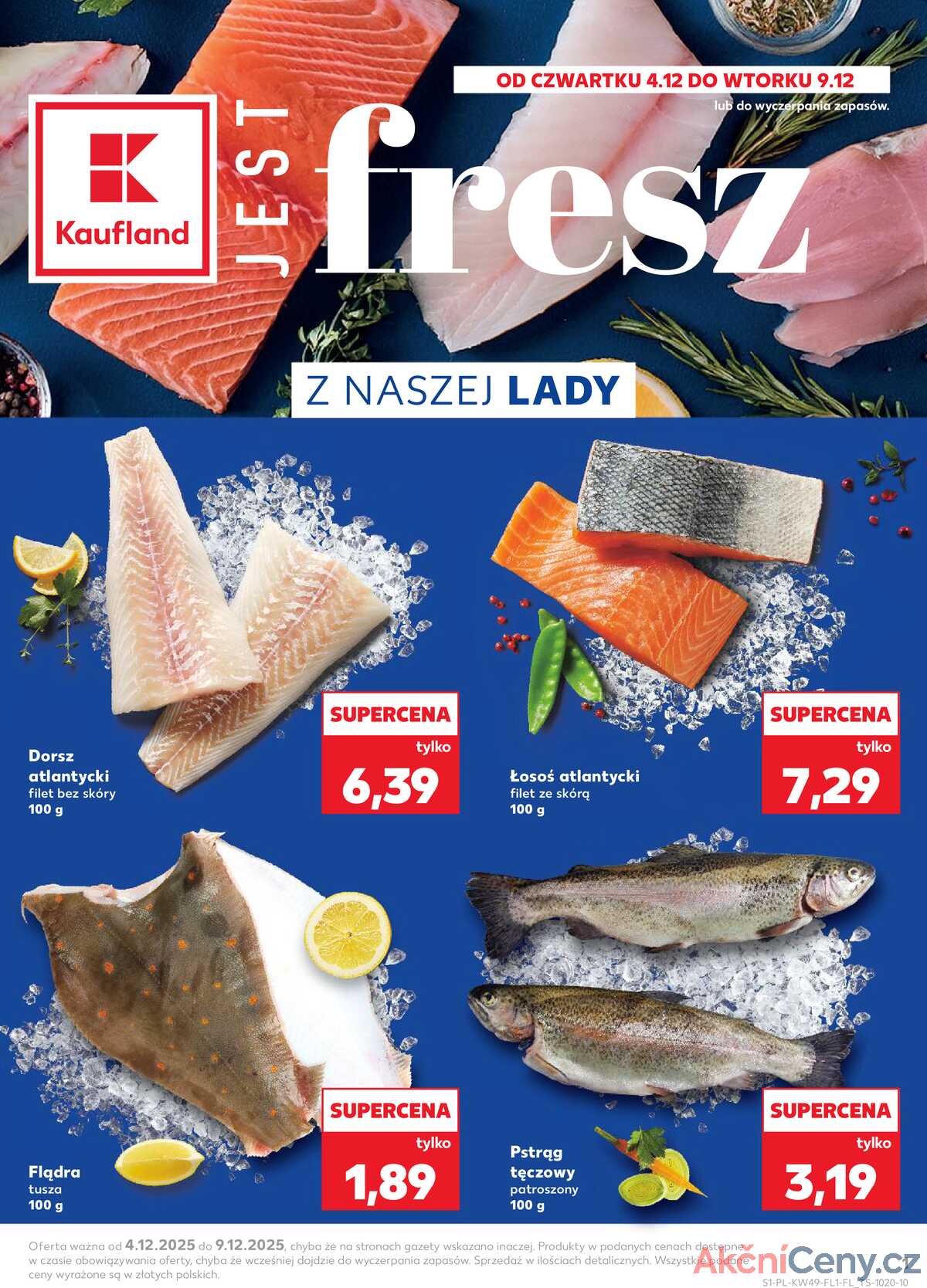 Leták Kaufland Polsko 4.12.-9.12.2025 strana 1