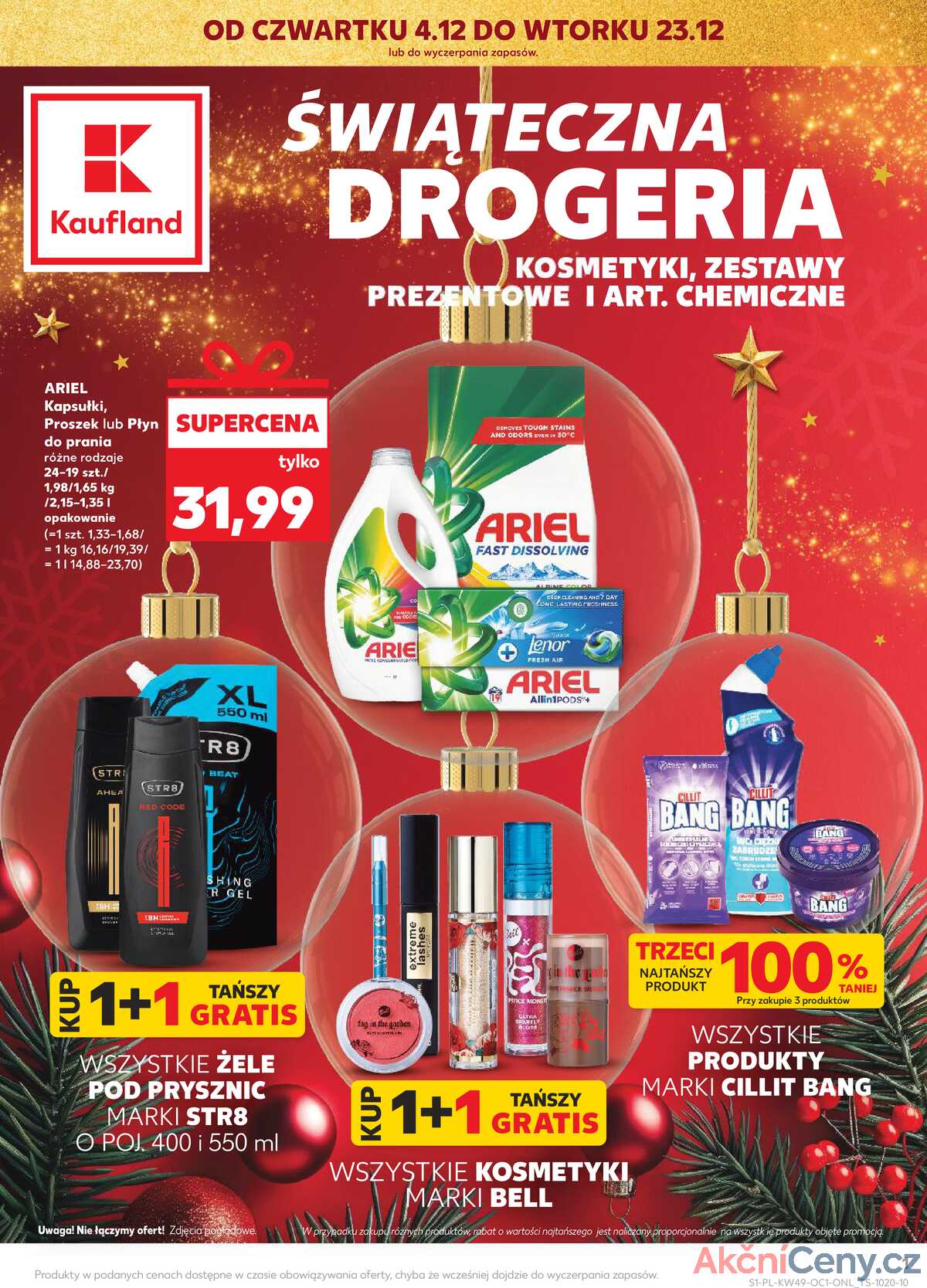 Leták Kaufland Polsko 4.12.-23.12.2025 strana 1