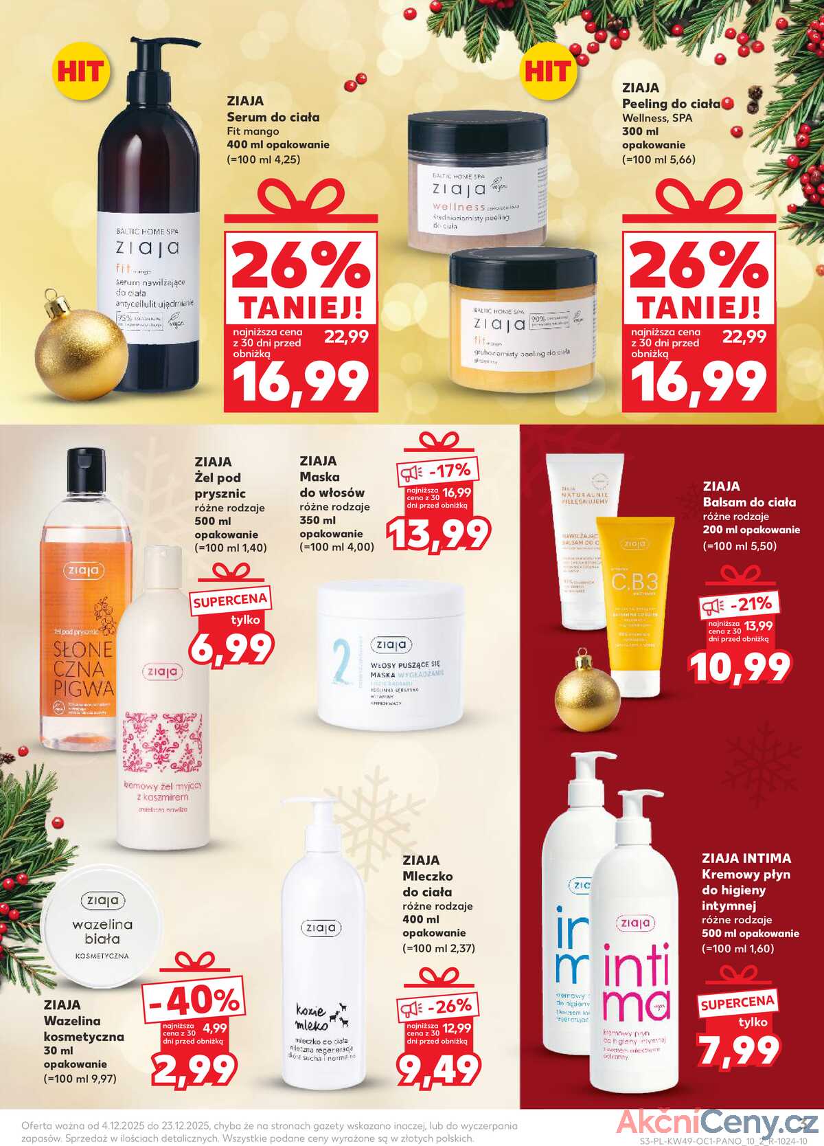 Leták Kaufland Polsko 4.12.-23.12.2025 strana 3