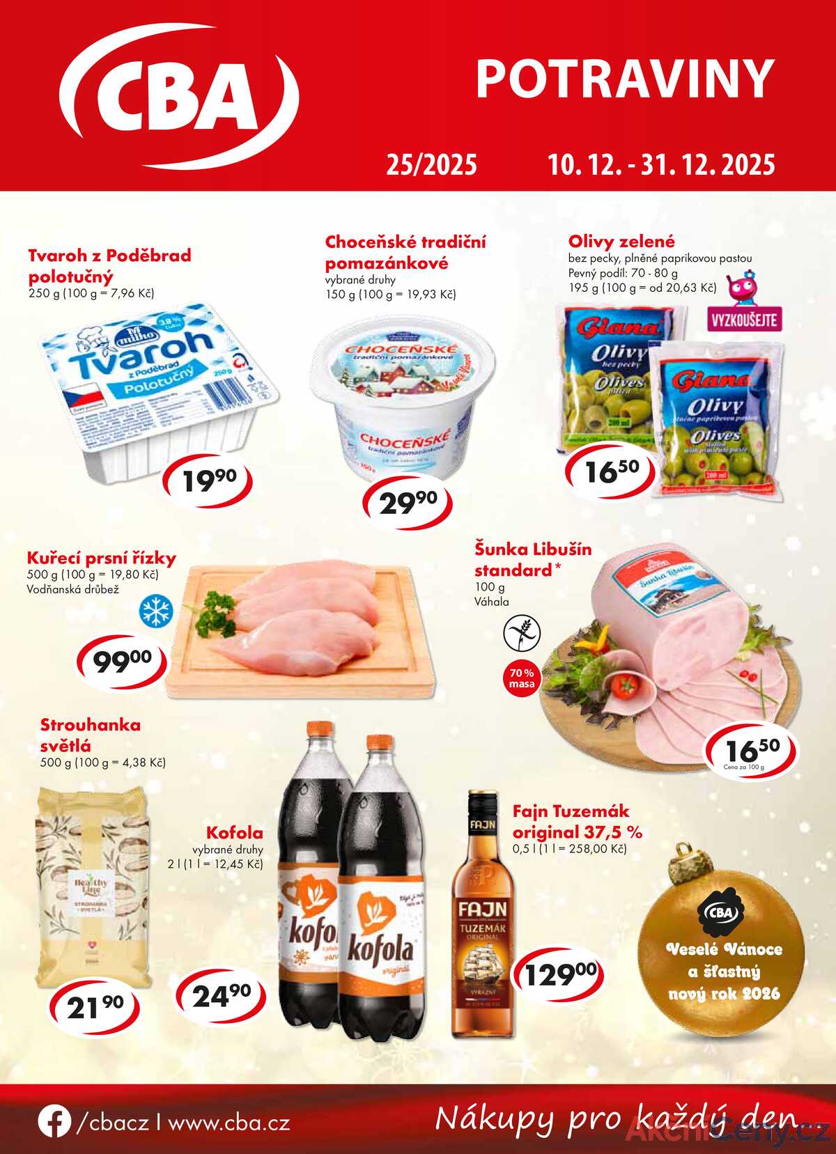 CBA potraviny od 10.12. do 31.1.2026 strana 1