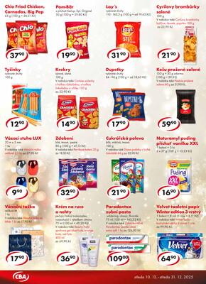 CBA potraviny od 10.12. do 31.1.2026