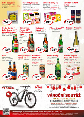 CBA potraviny od 10.12. do 31.1.2026
