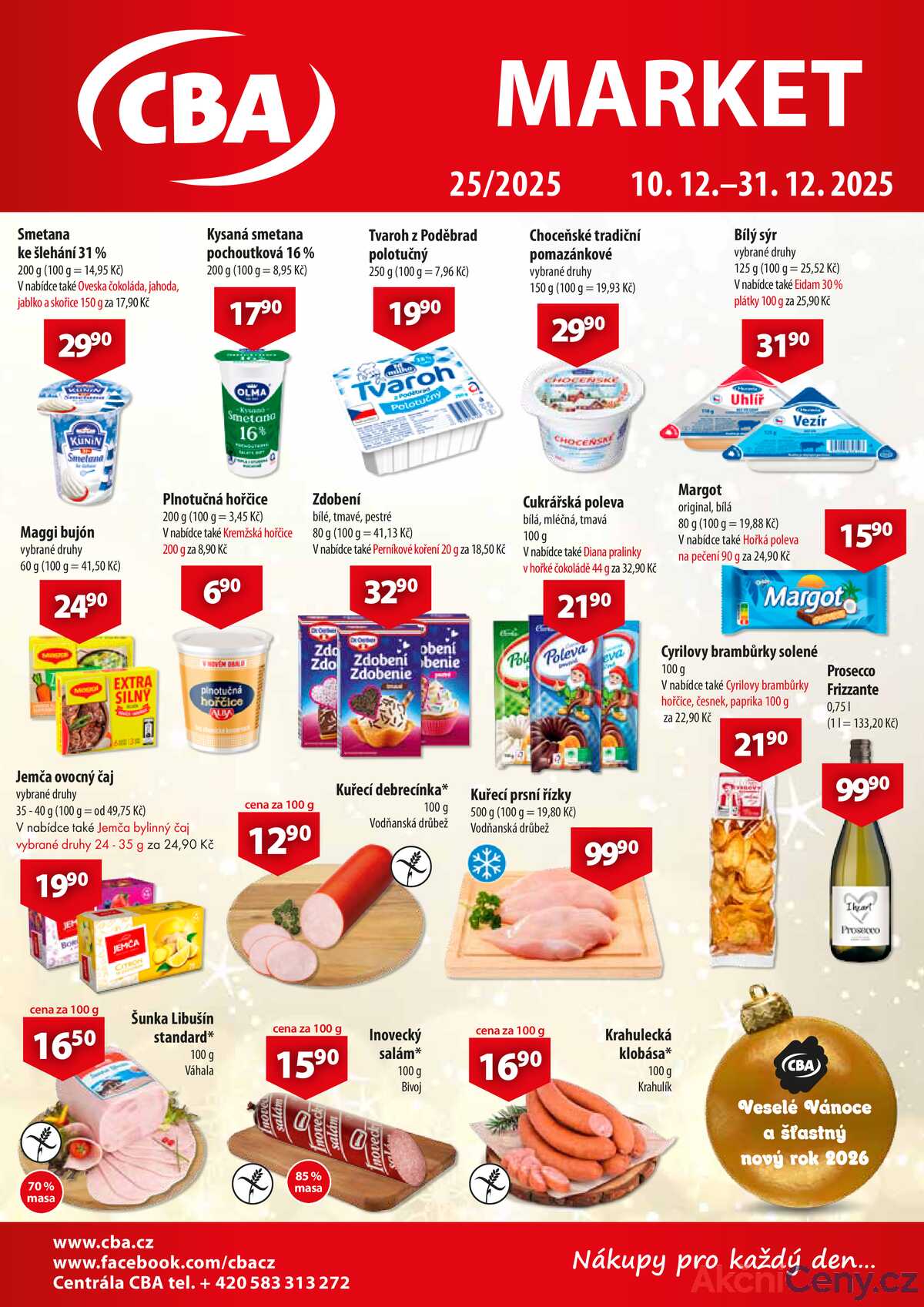 CBA Market od 10.12. do 31.12.2025 strana 1