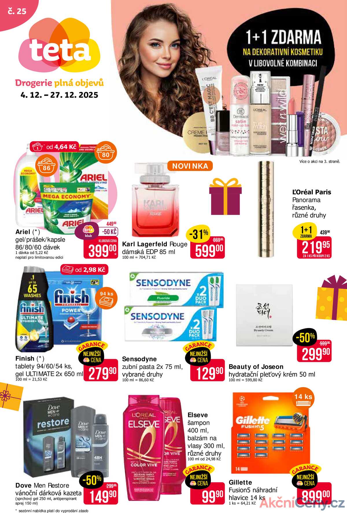 Teta drogerie  od 4.12. do 27.12.2025 strana 1