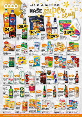 COOP Super cena do 16.12.