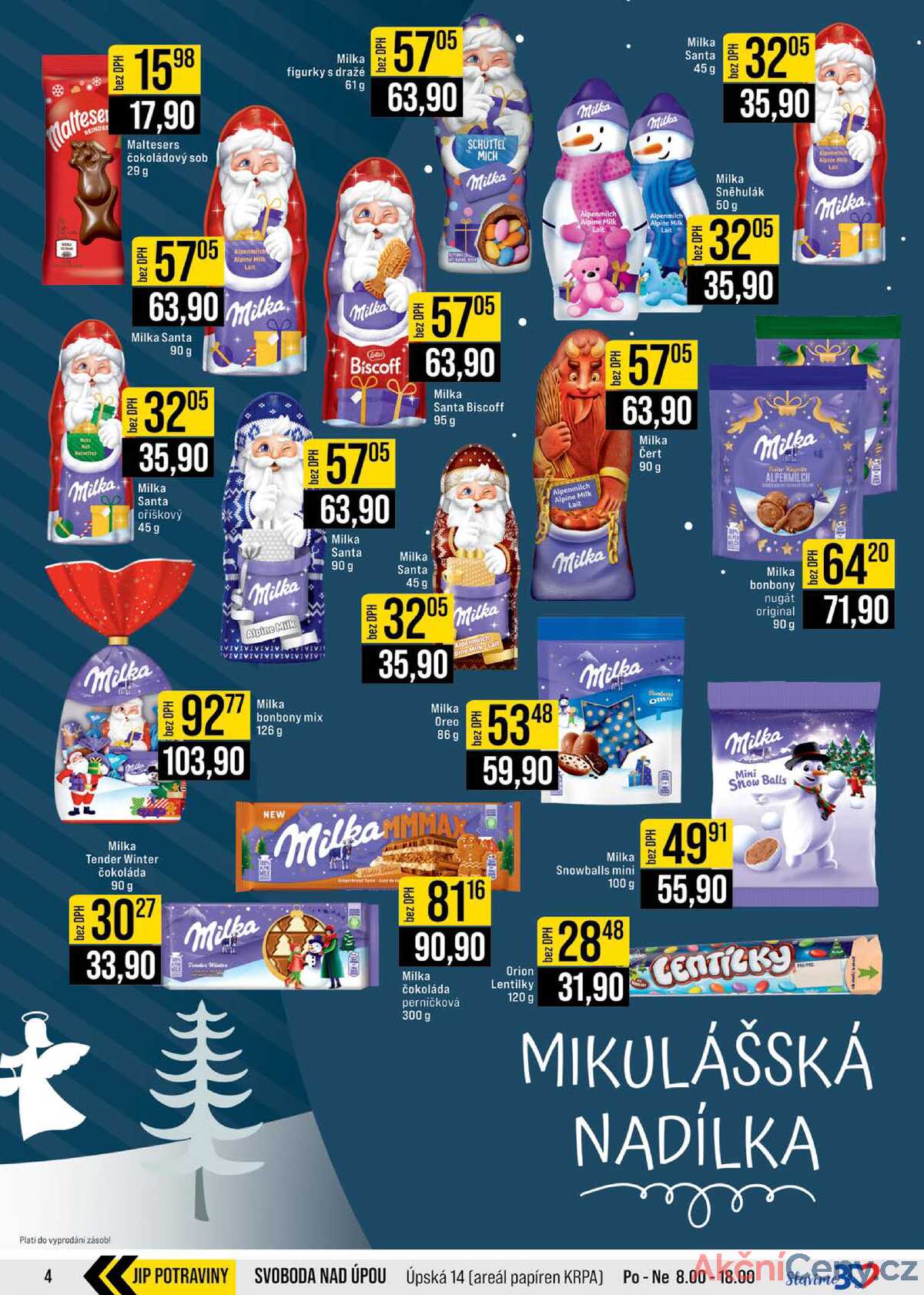 JIP Cash & Carry Brno, Praha, Ostrava, Jilemnice, Pardubice, Ostrava, Karlovy Vary, Olomouc a Zlín od 3.12. do 9.12.2025 strana 4