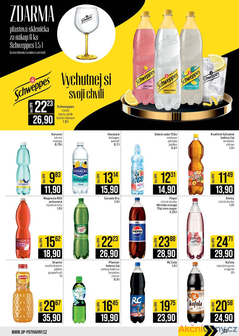 Leták JIP - JIP Cash & Carry Brno, Praha, Ostrava, Jilemnice, Pardubice, Ostrava, Karlovy Vary, Olomouc a Zlín od 3.12. do 9.12.2025 - strana 23