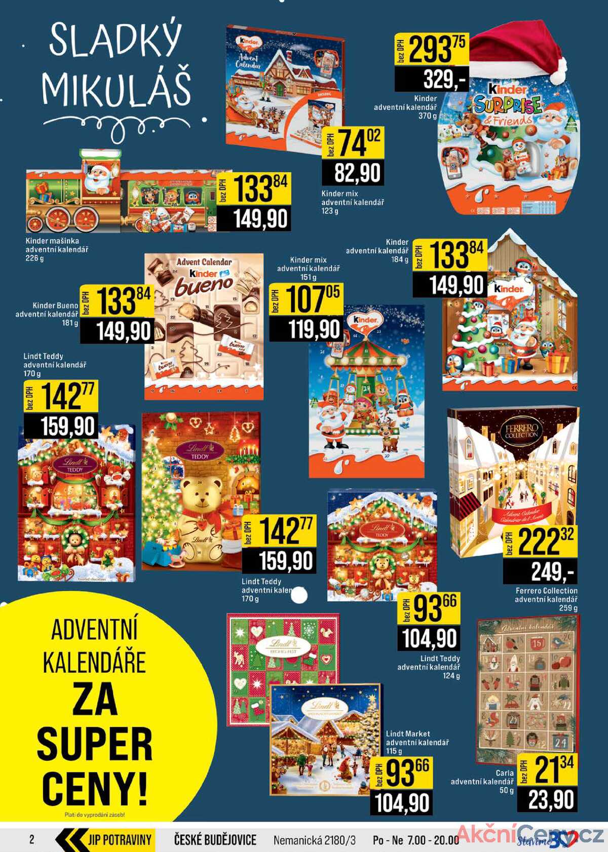 JIP Cash & Carry České Budějovice, Most, Náchod, Polička, Sušice a Svoboda nad Úpou od 3.12. do 9.12.2025 strana 2