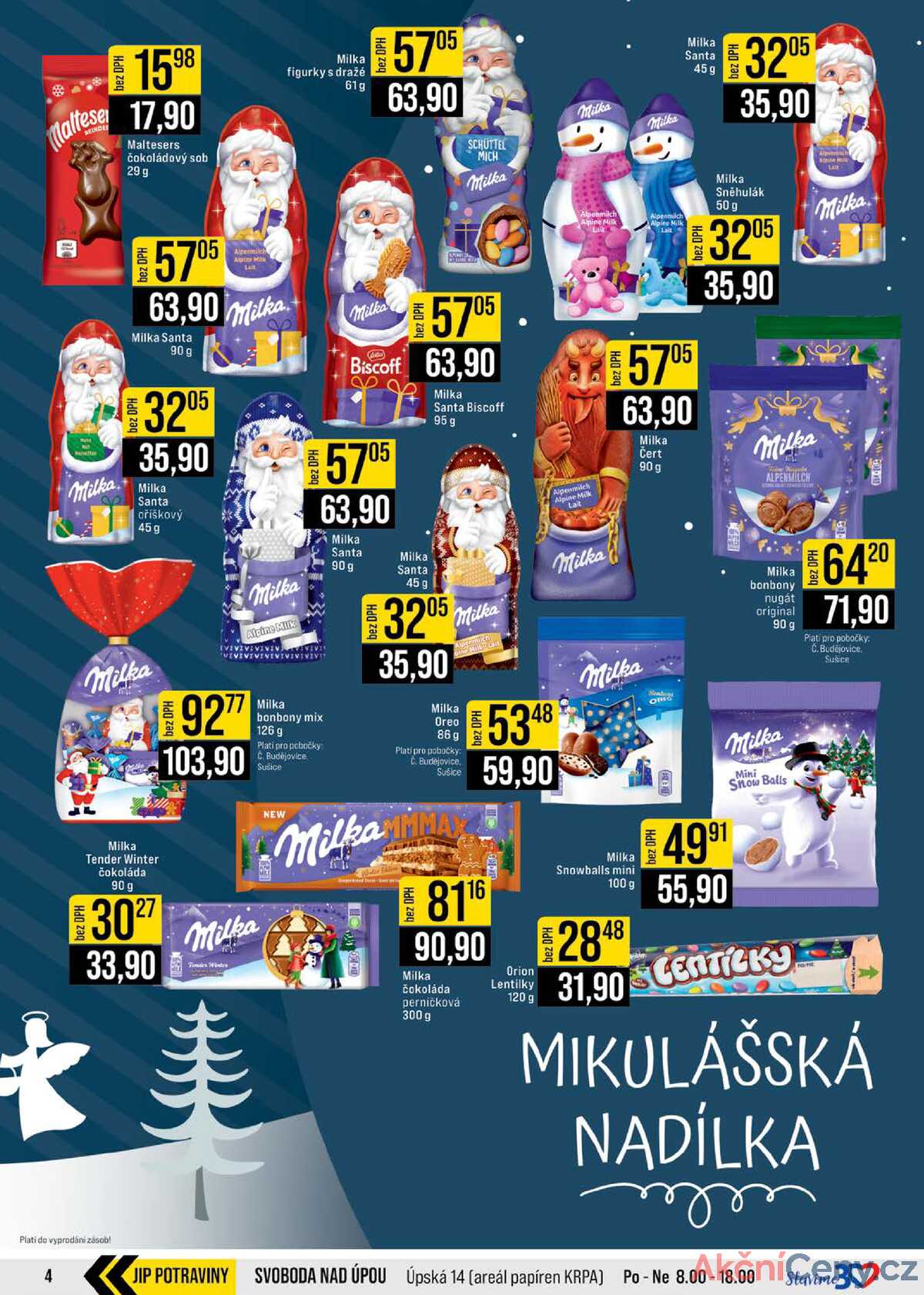 JIP Cash & Carry České Budějovice, Most, Náchod, Polička, Sušice a Svoboda nad Úpou od 3.12. do 9.12.2025 strana 4