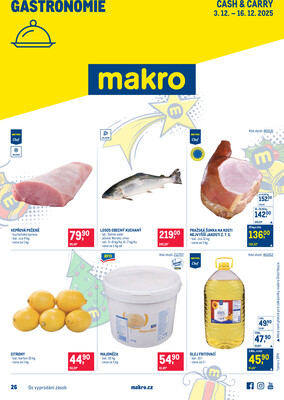 Makro Gastronomie do 16.12.