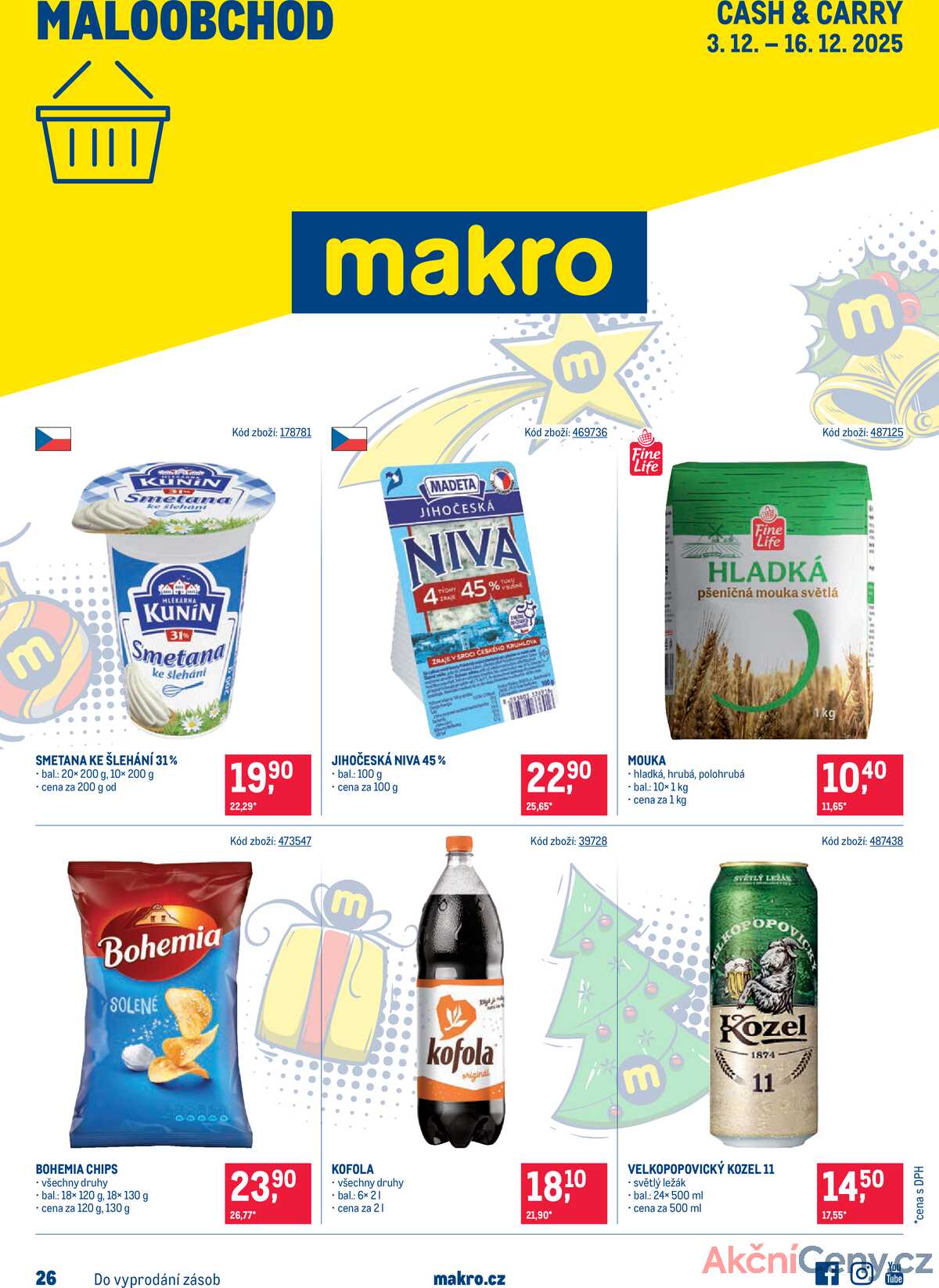 MAKRO Maloobchod od 3.12. do 16.12.2025 strana 1