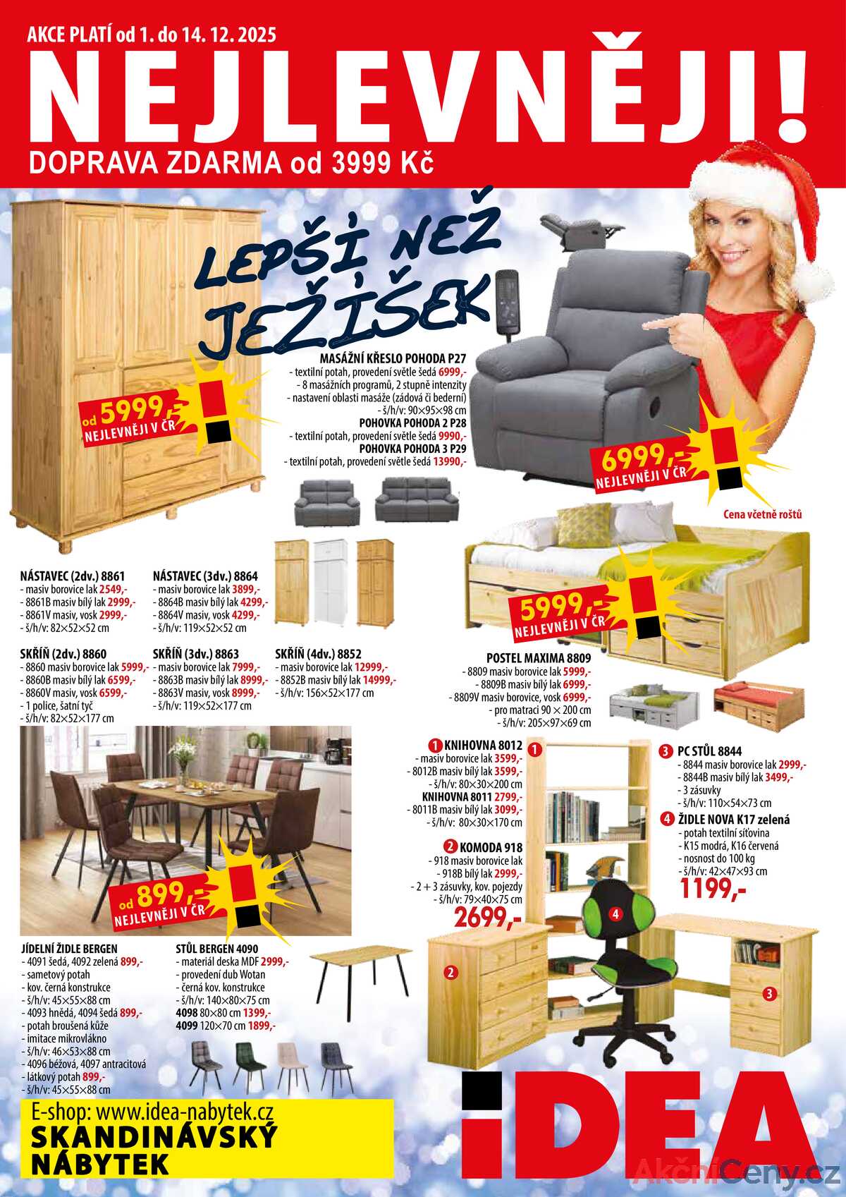 IDEA nábytek od 1.12. do 14.12.2025 strana 1