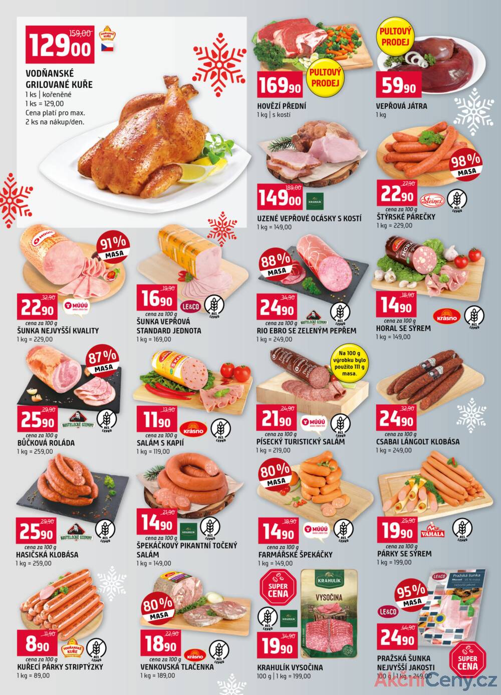 Leták Terno - Terno České Budějovice, Olomouc, Hradec Králové, Třeboň, Trhové sviny, Bechyně, Týn nad Vltavou od 10.12. do 16.12.2025 - strana 2 Leták Terno - Terno České Budějovice, Olomouc, Hradec Králové, Třeboň, Trhové sviny, Bechyně, Týn nad Vltavou od 10.12. do 16.12.2025 - strana 2