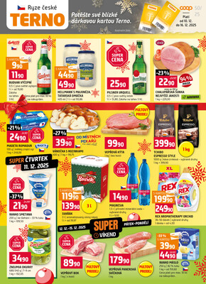 Terno České Budějovice, Olomouc, Hradec Králové, Třeboň, Trhové sviny, Bechyně, Týn nad Vltavou od 10.12. do 16.12.2025