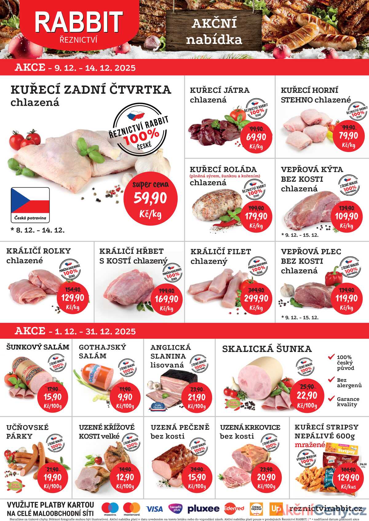 RABBIT řeznictví od 8.12. do 14.12.2025 strana 1