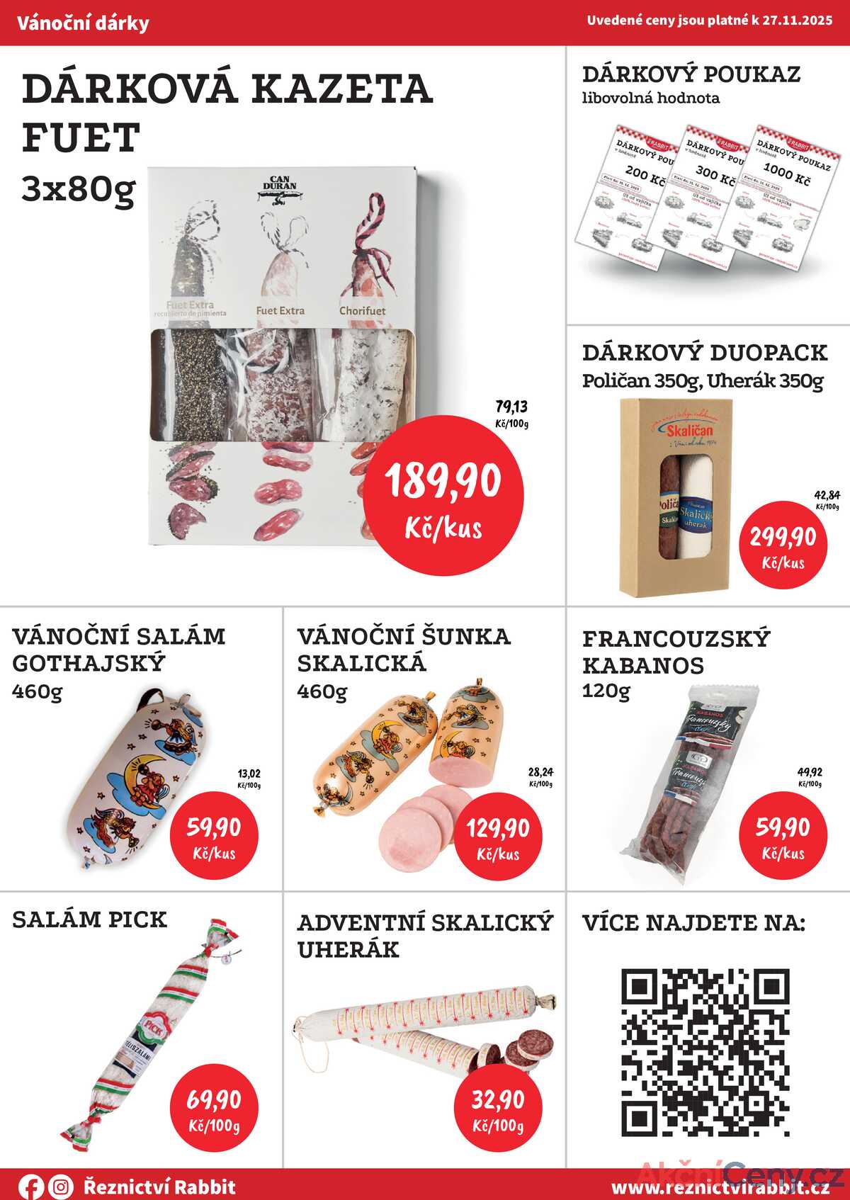 RABBIT řeznictví Dárky od 2.12. do 28.12.2025 strana 2