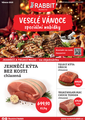 RABBIT řeznictví Objednávky od 2.12. do 21.12.2025