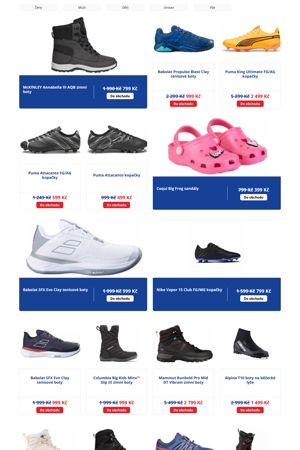 Intersport Boty - 5. 12. 2025