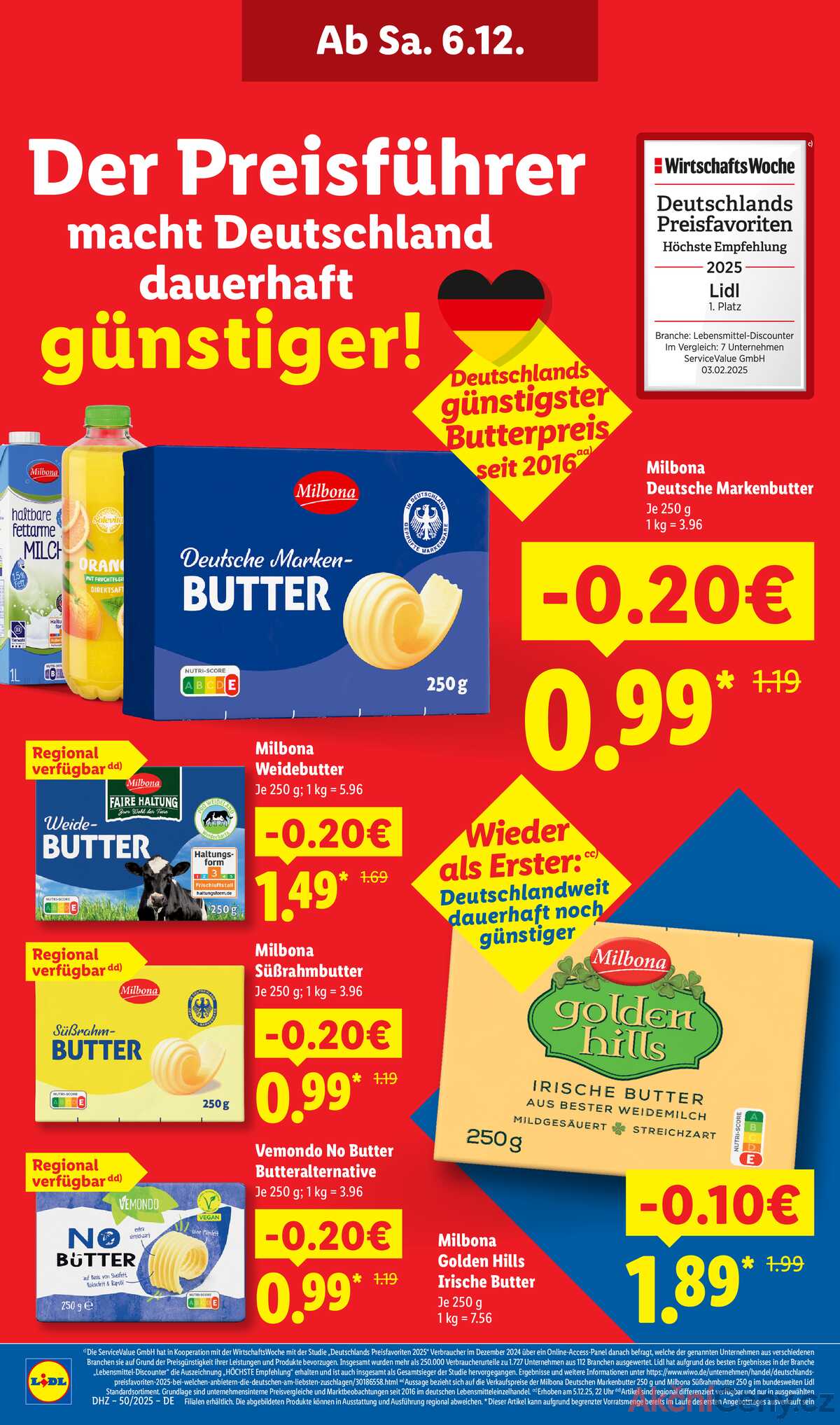 Leták Lidl Německo 8.12.-13.12.2025 strana 2