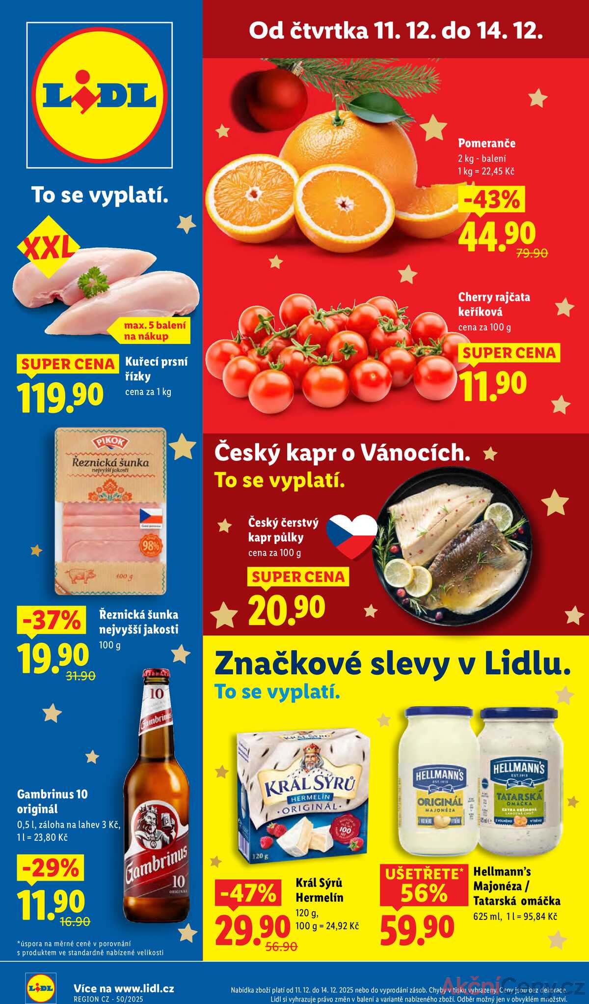 Lidl Čtvrtek od 11.12. do 14.12.2025 strana 1