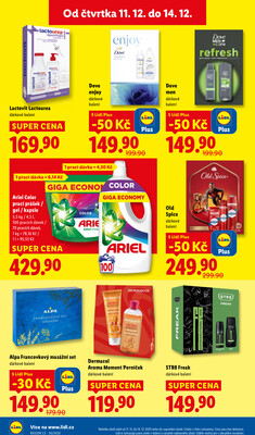 Lidl Čtvrtek od 11.12. do 14.12.2025
