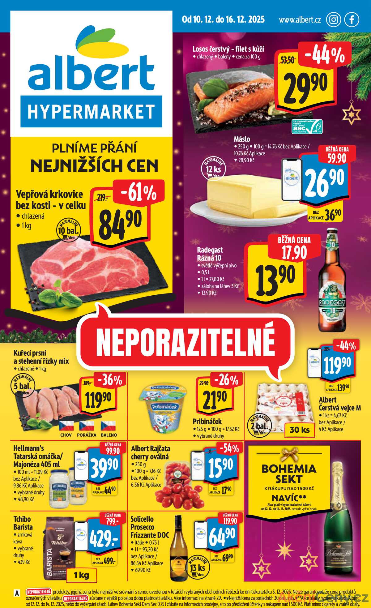 Albert  Hypermarket od 10.12. do 16.12.2025 strana 1