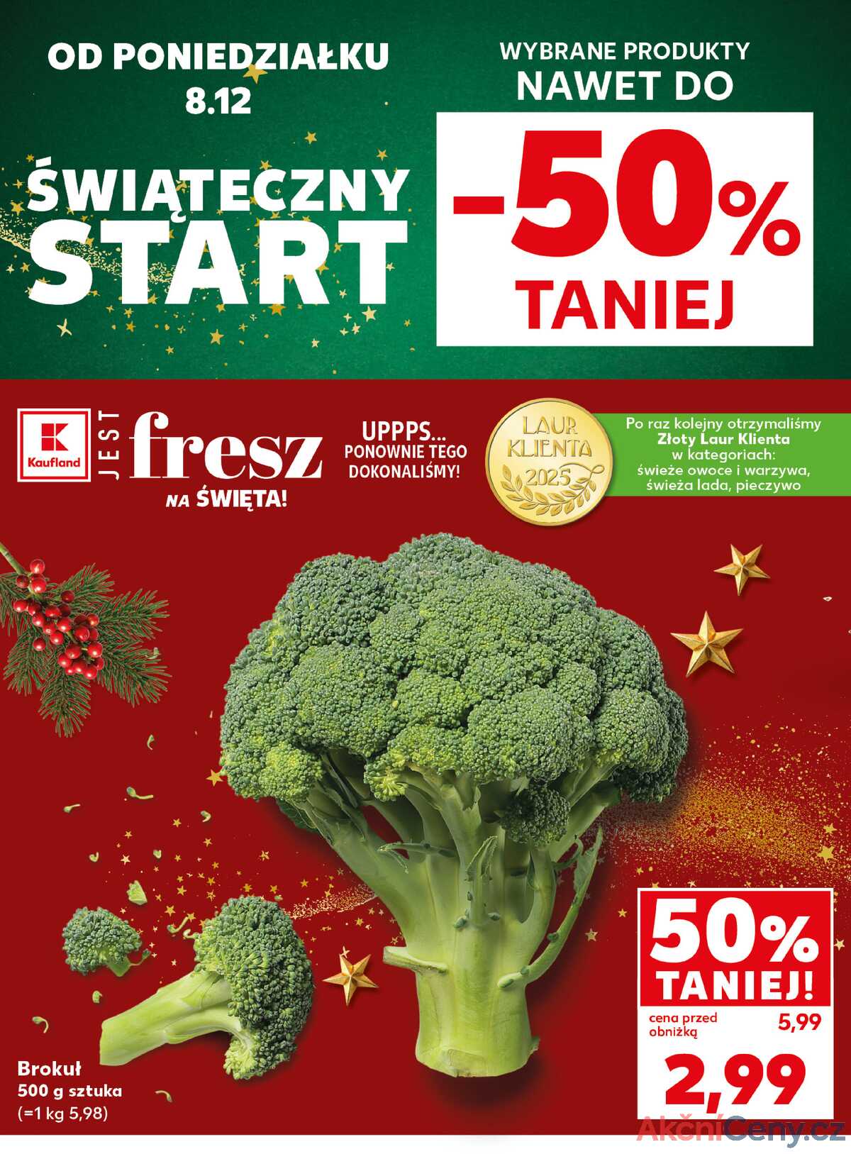 Leták Kaufland Polsko 8.12.-9.12.2025 - Silný start strana 2