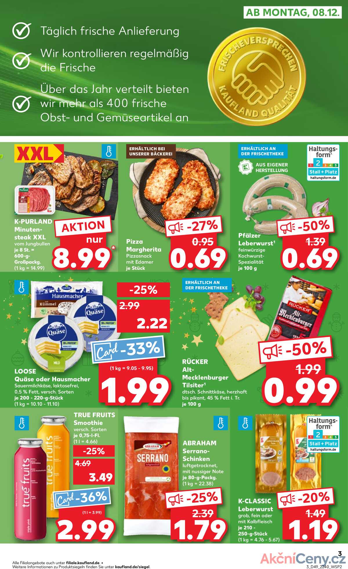 Leták Kaufland Německo 7.12.-10.12.2025 strana 3